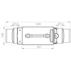 Trident 150 Sifonfilter met skimmeroverloop tot 150m2 dakoppervlak