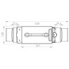 Trident 150 Sifonfilter met skimmeroverloop tot 150m2 dakoppervlak