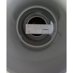 Girpi regenton vulautomaat Ø100mm lichtgrijs (ral7047)