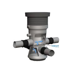 Trident 325 regenwaterfilter voor ondergrondse plaatsing tot 325m2 dak