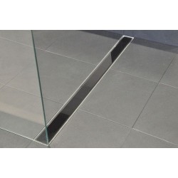 Wiesbaden glasrooster Zwart 100x7cm