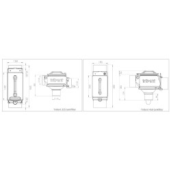 Trident 150 Tankfilter met skimmer-overloop