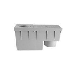 Redi regenwaterbuffer / ontlastput grijs Ø80 /100mm x uitl Ø110mm