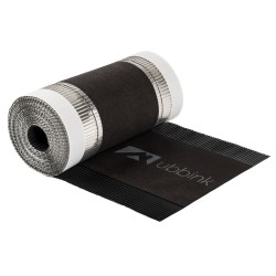 Ubbink Airtec Plus Nok- en hoekkeper ALU 360mm x 6,5m zwart