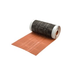 Ubbink Airtec Nok- en hoekkeper ALU 300mm x 5m rood
