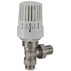 Riko thermostatische radiatorventiel 1/2'' x 15mm haaks
