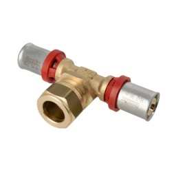 BONFIX Alu-pers T-stuk 16 x 15 knel x 16 mm