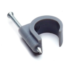Spijkerclip 16-19 mm enkel grijs UN1049 - 808 - 100 stuks
