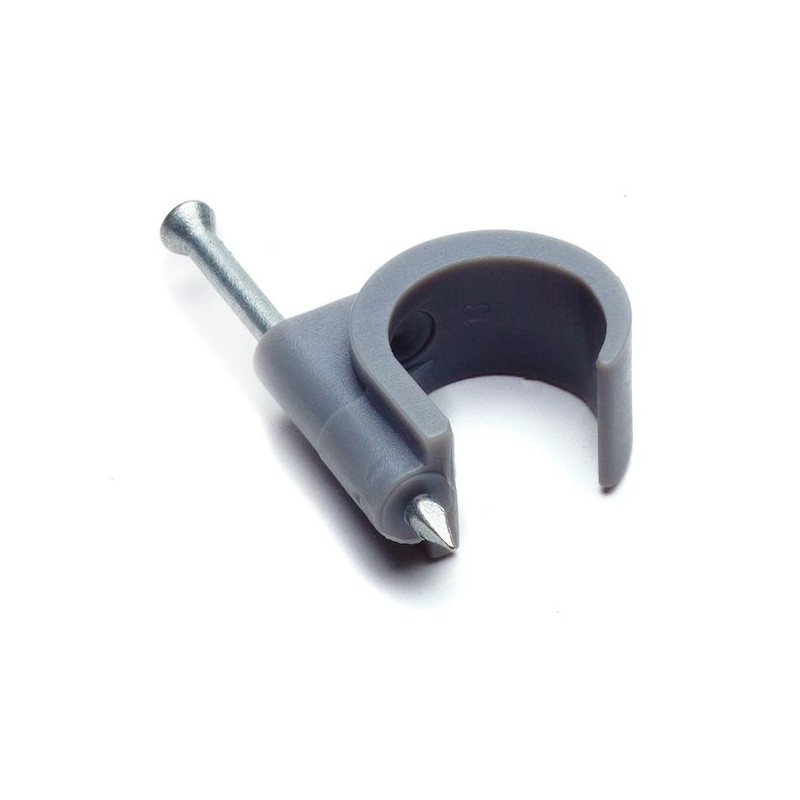 Spijkerclip 16-19 mm enkel grijs UN1049 - 808 - 100 stuks