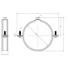 UB beugel elektrolytisch verzinkt m8 x 125mm