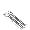 WM Britclip RSWB 40-60 cm. uitschuifbare console voor systeemwand