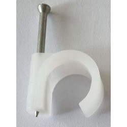Spijkerclip 16-19 mm enkel naturel - 806 - 100 stuks