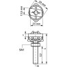 Walraven BIS RapidRail Hammerfix M8 x 25 mm
