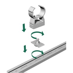 Walraven starQuick railadapter PA grijs