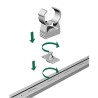 Walraven starQuick railadapter PA grijs