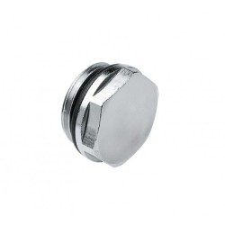 BONFIX Blindstop messing vernikkeld 1"
