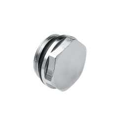 BONFIX Blindstop messing vernikkeld 1/2"