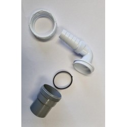 Jimten vaatwas machine-aansluitstuk recht enkel spie 40mm