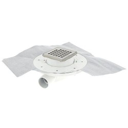 Nicoll doucheput 10x10cm met magneetklep - afvoer Ø40mm