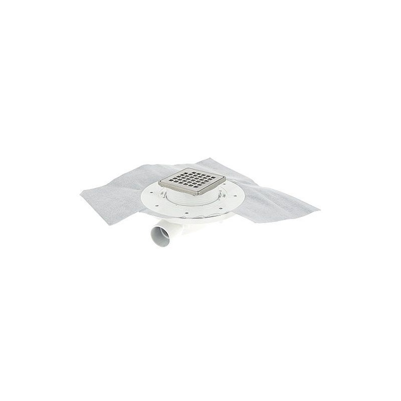 Nicoll doucheput 10x10cm met magneetklep - afvoer Ø40mm