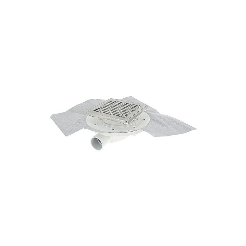 Nicoll doucheput 15x15cm met magneetklep - afvoer Ø40mm