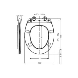 Ultimo 3.0 toiletzitting softclose en quick release glans wit