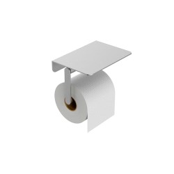 Alonzo toiletrolhouder met planchet RVS geborsteld 