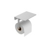 Alonzo toiletrolhouder met planchet RVS geborsteld 