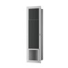 Rocko reserverolhouder inbouw RVS