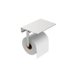Alonzo toiletrolhouder met planchet chroom 