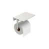 Alonzo toiletrolhouder met planchet chroom 