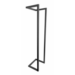 Loft handdoekrek 95 x 25 x 20 cm gunmetal PVD