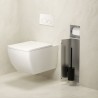 Rocko toiletrol- en borstelhouder inbouw betegelbaar RVS