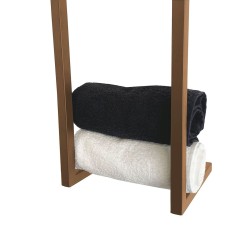Loft handdoekrek 95 x 25 x 20 cm geborsteld brons koper PVD