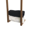 Loft handdoekrek 95 x 25 x 20 cm geborsteld brons koper PVD