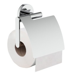 Alonzo toiletrolhouder met klep chroom 