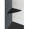 InWall hoekplanchet 29 x 29 cm mat zwart