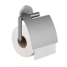 Alonzo toiletrolhouder met klep RVS geborsteld 