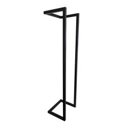 Loft handdoekrek 95 x 25 x 20 cm mat zwart