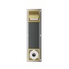 Rocko toiletrolhouder klep reserverolhouder inbouw geborsteld messing