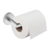 Alonzo toiletrolhouder met vaste arm RVS geborsteld