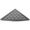 InWall hoekplanchet 29 x 29 cm RVS