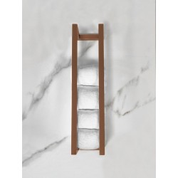 Loft handdoekrek 50 x 12.5 x 12.5 cm geborsteld brons koper PVD