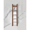 Loft handdoekrek 50 x 12.5 x 12.5 cm geborsteld brons koper PVD