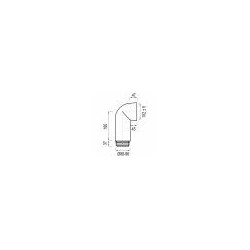 Wisa afvoerbocht 302C Spie 88-96mm