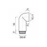 Wisa afvoerbocht 302C Spie 88-96mm
