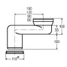 Viega wc-sprongstuk 120mm 110mm wit