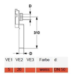 Wiesbaden urinoir-sifon verticaal