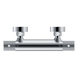 Ribbd thermostatische douchemengkraan hartafstand 15 cm chroom