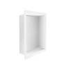 Demis inbouwnis 30 x 30 x 7 cm mat wit